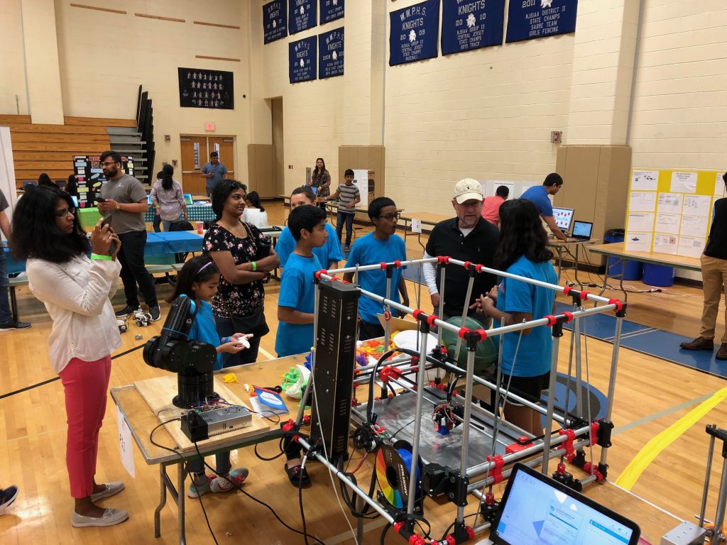 Students present their work